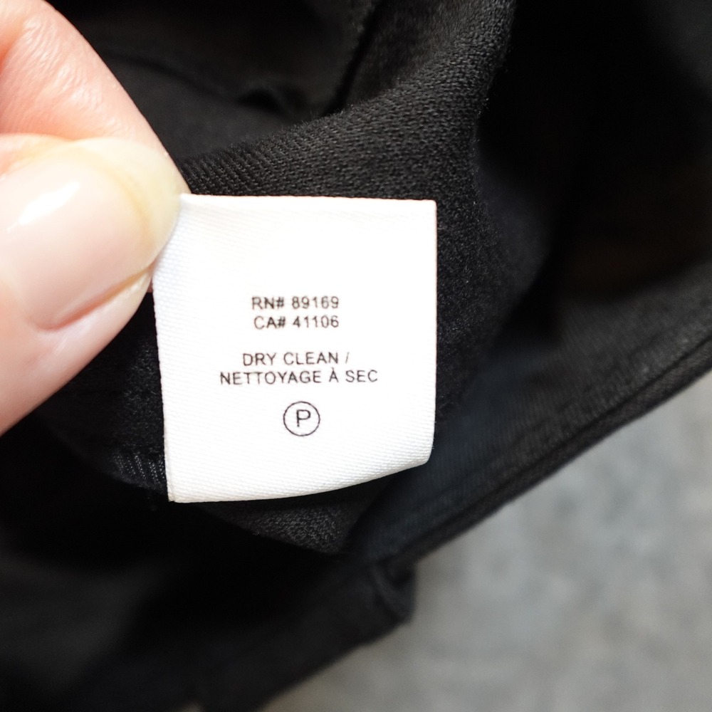 Derek Lam 10 Crosby Pants Womens 8 Robertson Flare Black Gold Button Sailor - Picture 15 of 16